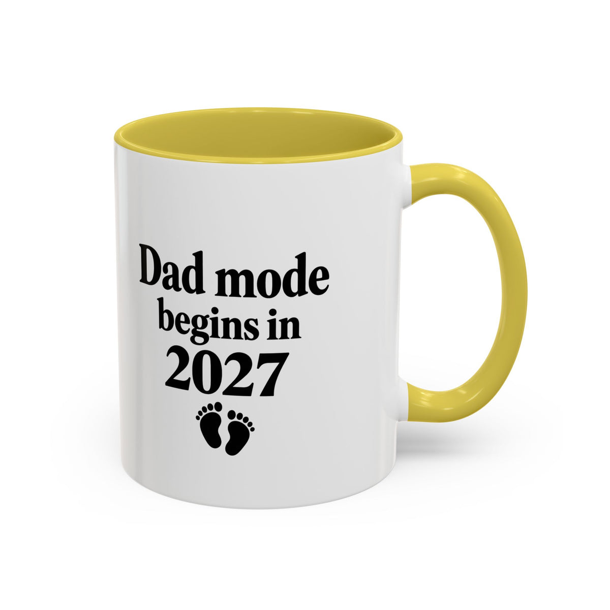 Daddy Est. 2027 Gift-Reveal Ceramic Mug