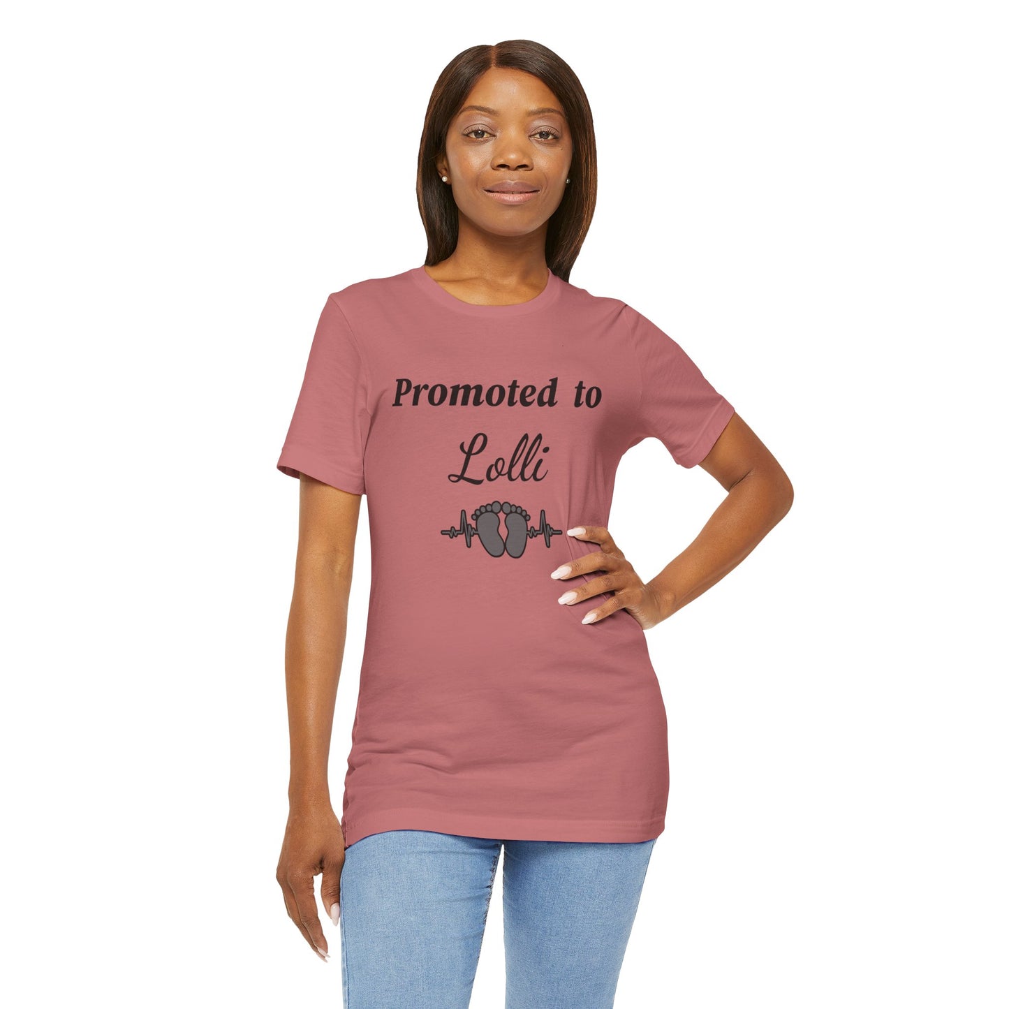 Promoted to Lolli Baby Announcement Tee