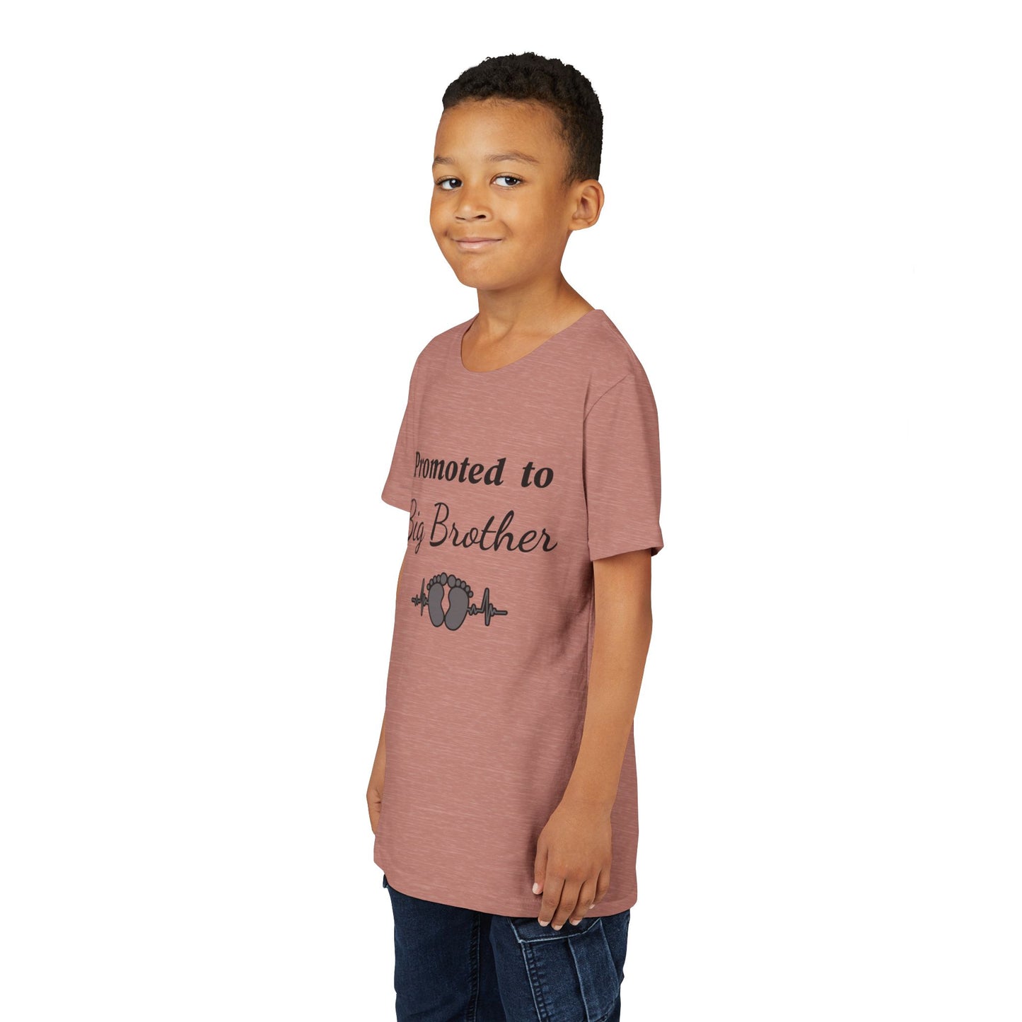 Big Brother Announcement Youth Tee – "Promoted to Big Brother" Pregnancy Reveal Shirt