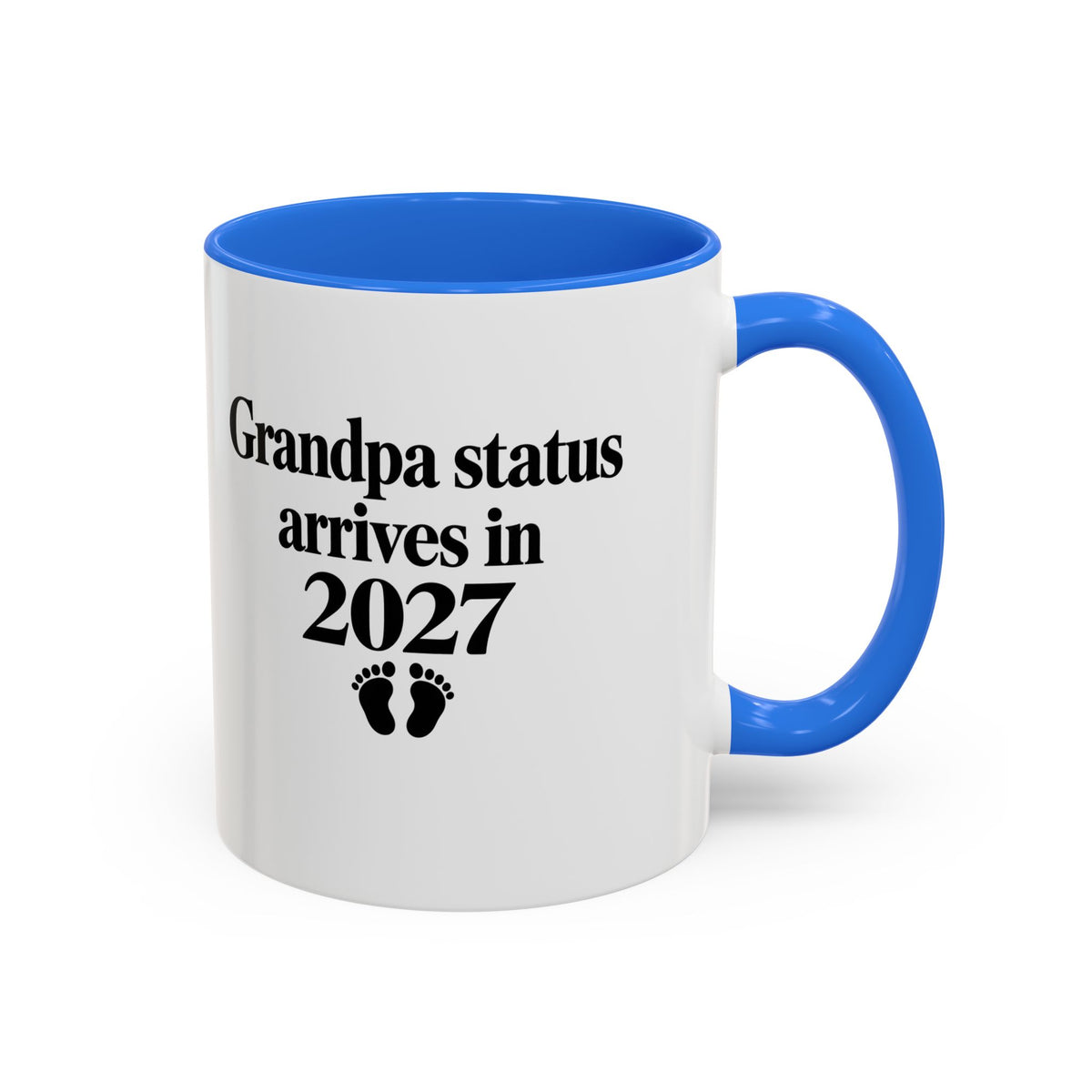 Grandpa Est. 2027 Gift-Reveal Ceramic Mug