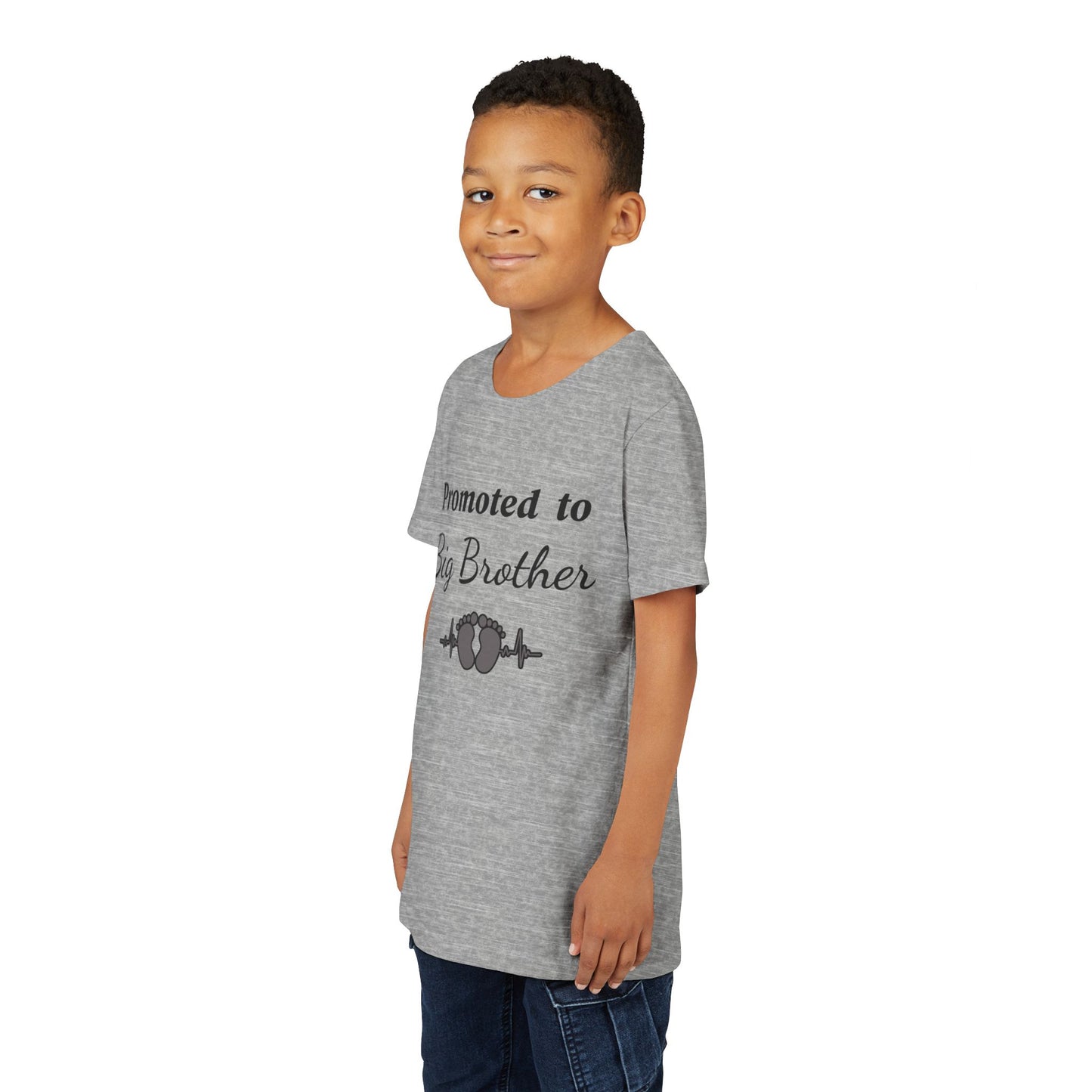 Big Brother Announcement Youth Tee – "Promoted to Big Brother" Pregnancy Reveal Shirt