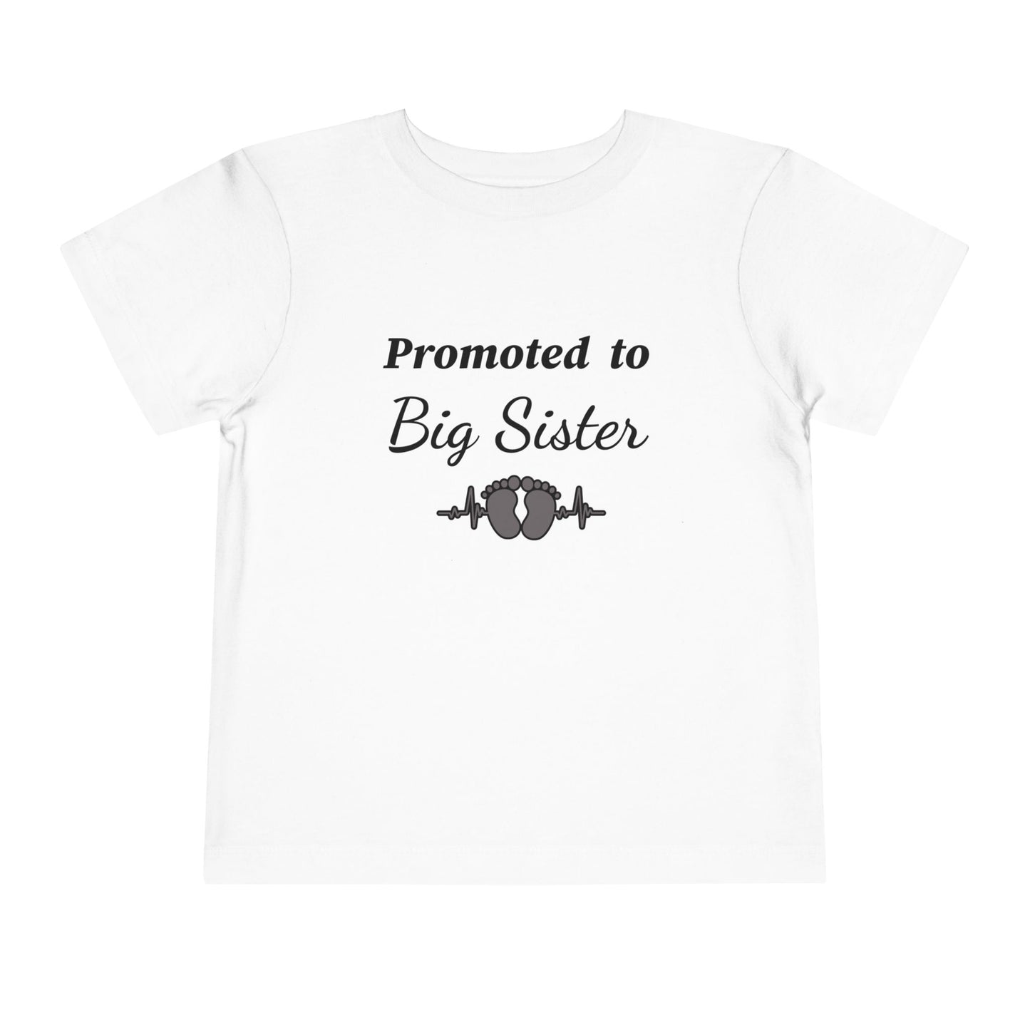 Promoted to Big Sister Toddler Tee — Pregnancy Announcement Shirt