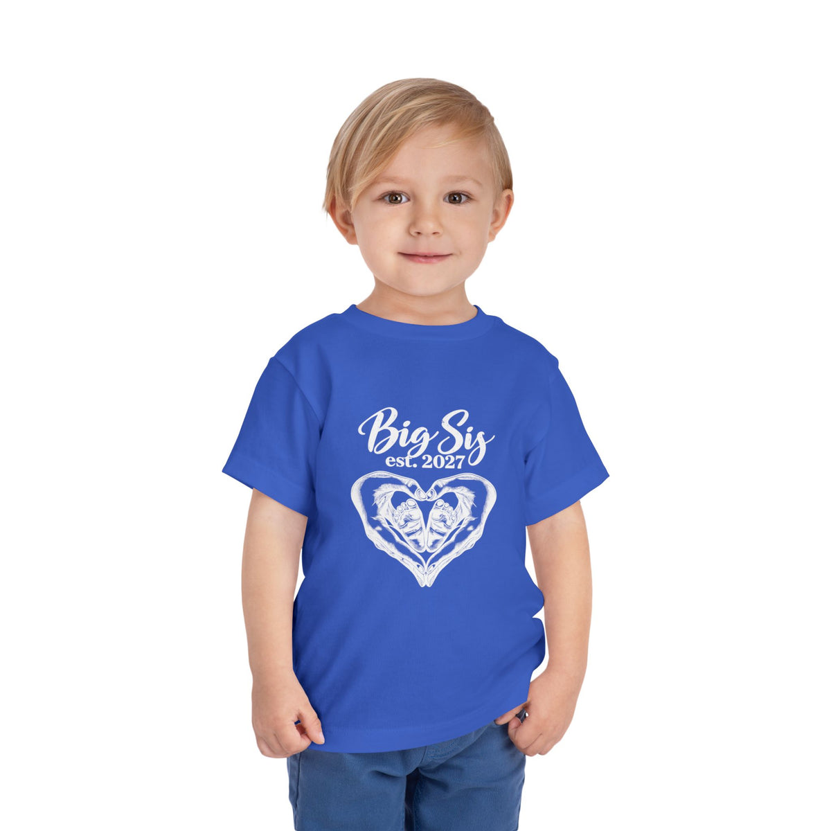 Big Sis Est. 2027 Toddler Tee