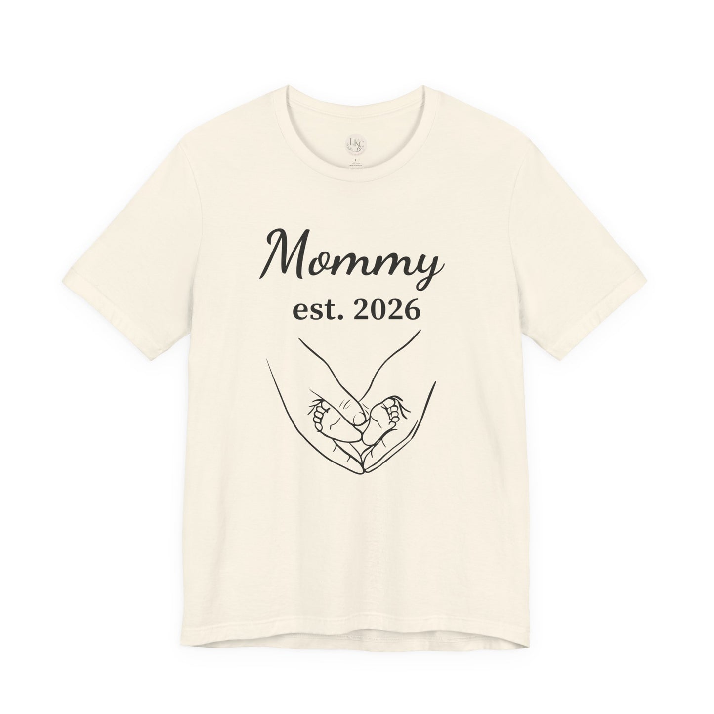Mommy Est. 2026 T‑Shirt — New Mom Pregnancy Announcement Tee