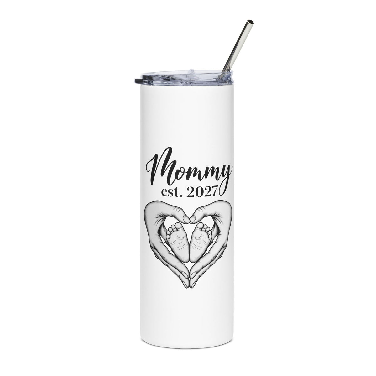 Mommy Est. 2027 Classic & Coordinated Stainless Steel Tumbler