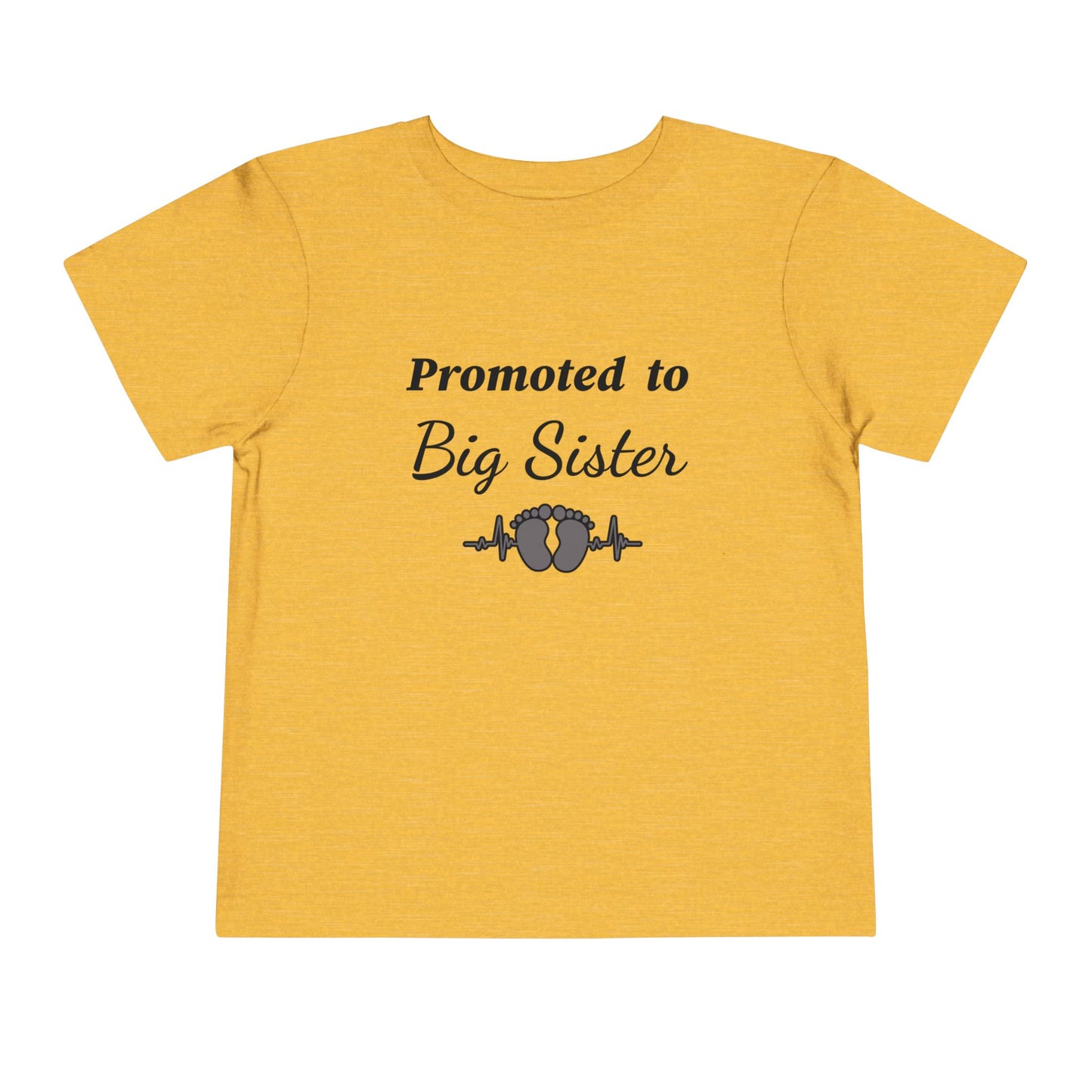 Promoted to Big Sister Toddler Tee — Pregnancy Announcement Shirt