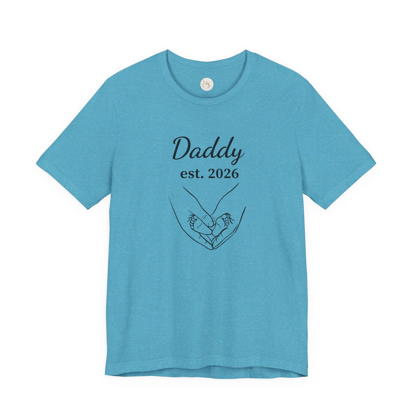 Daddy Established 2026 T-Shirt — New Dad Fatherhood Gift