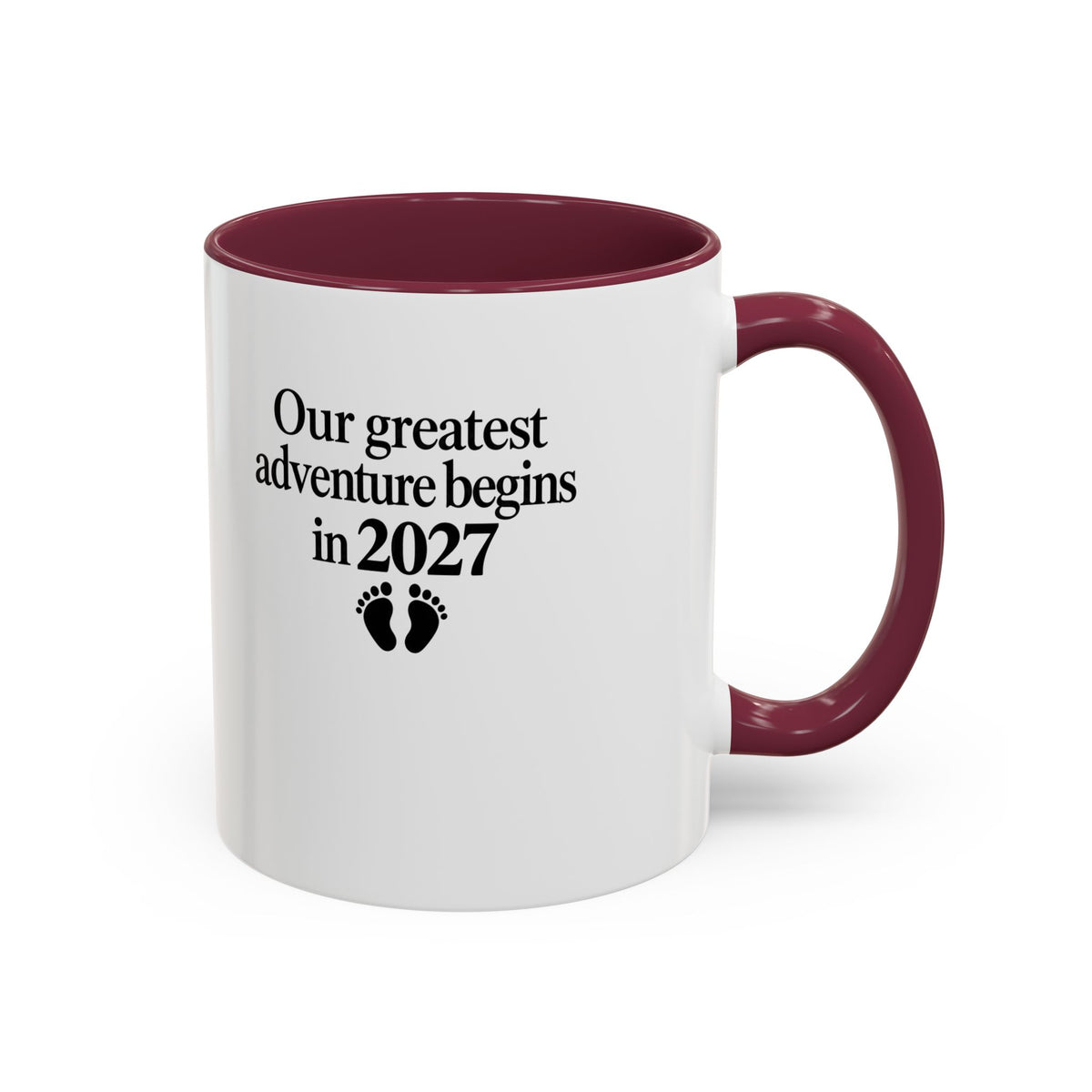 Mommy Est. 2027 Gift-Reveal Ceramic Mug