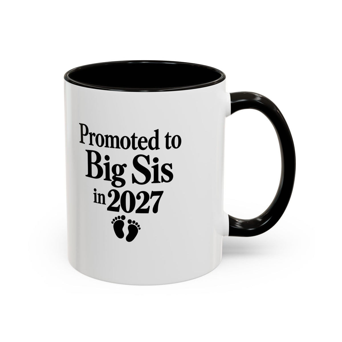 Big Sis Est. 2027 Gift-Reveal Ceramic Mug