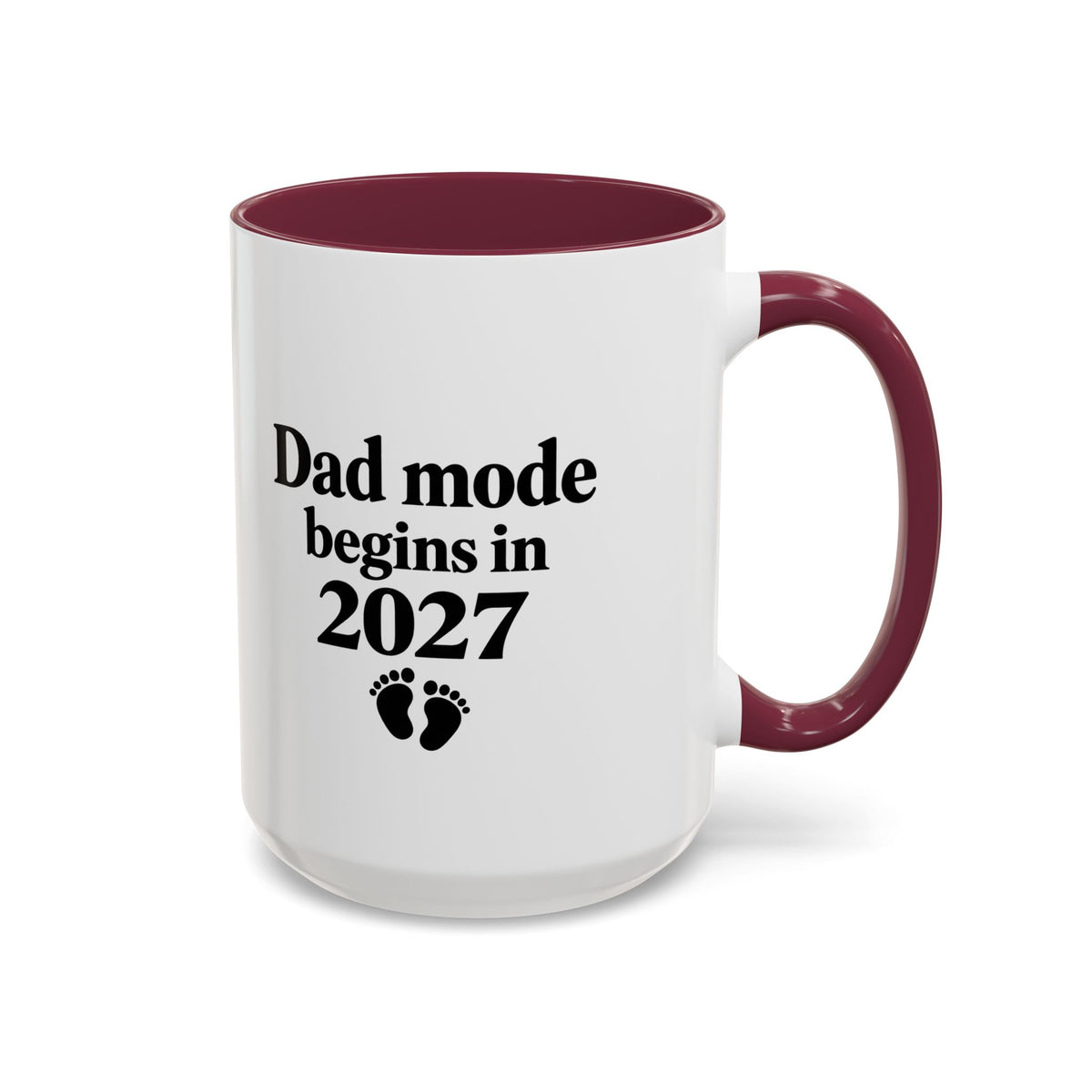 Daddy Est. 2027 Gift-Reveal Ceramic Mug