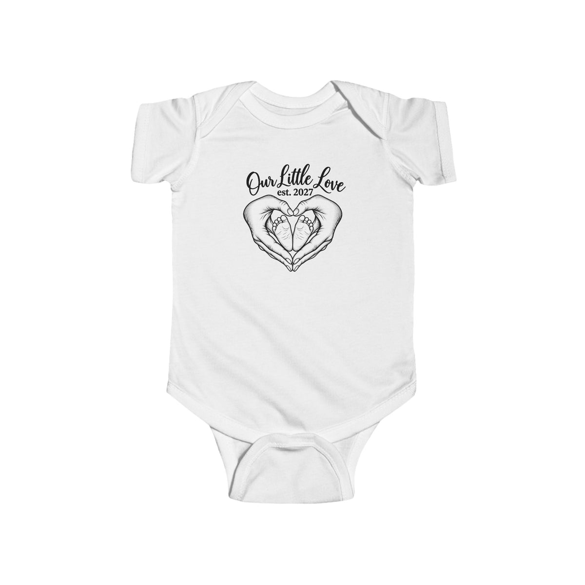 Our Little Love Est. 2027 Baby Bodysuit